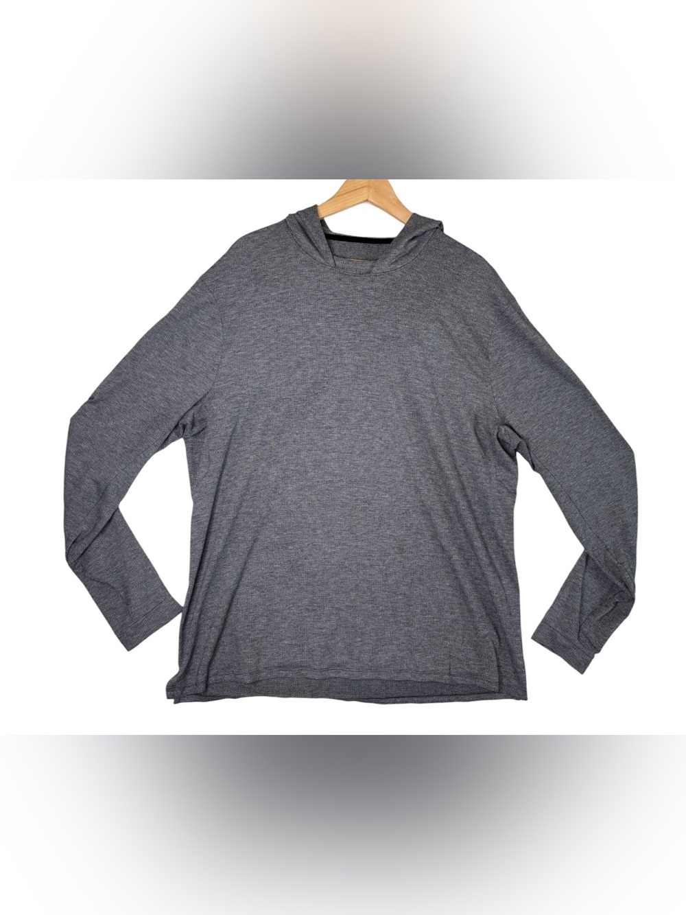 Lululemon Switch Up Long Sleeve Hoodie Heathered Black Men's Size XL